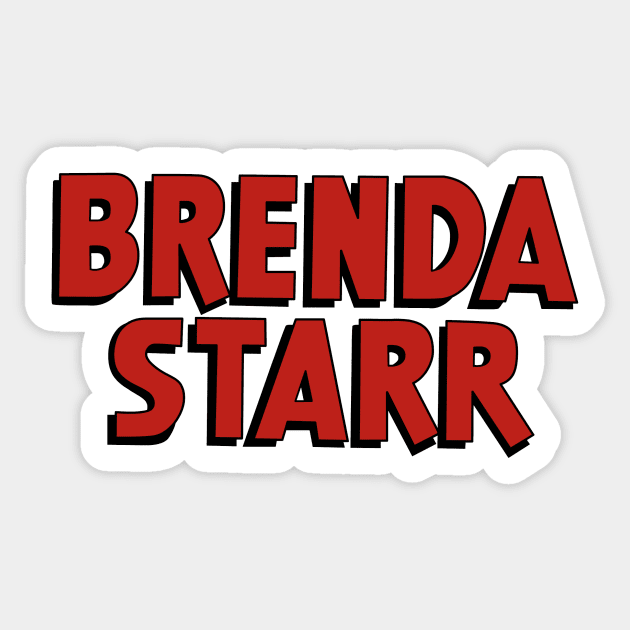 Brenda Starr Sticker by CoverTales